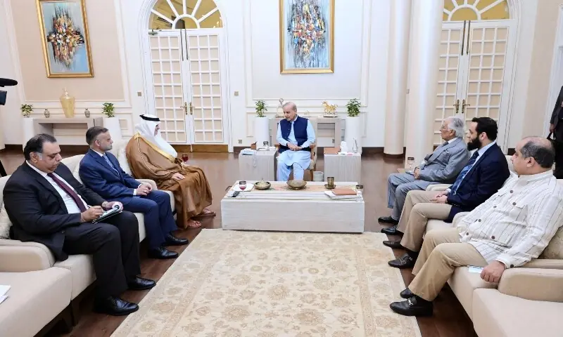 پمز آتشزدگی پر سعودی عرب کا اظہارِ تعزیت، وزیر اعظم سے سعودی سفیر کی الوداعی ملاقات