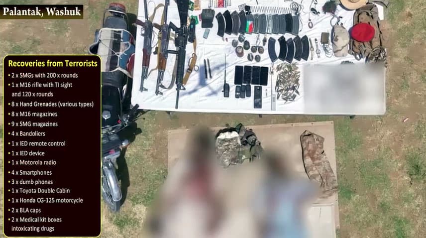 بلوچستان کے ضلع واشک میں سیکیورٹی فورسز کا آپریشن، 2 دہشت گرد ہلاک