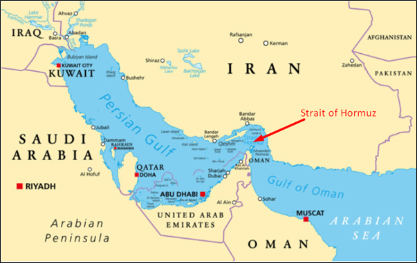 امریکی ایرانی حملوں کے بعد آبنائے ہرمز میں بحری آمدورفت کم
